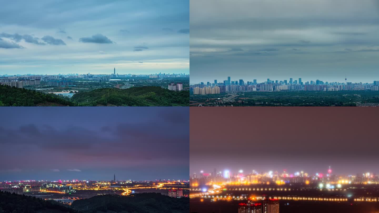 成都大场景延时 成都延时拍摄成都夜景延时