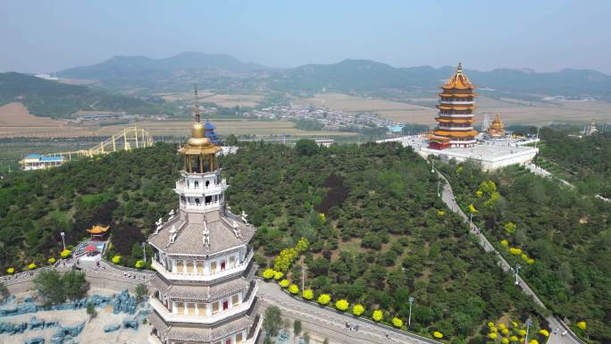 凌海市 九华山公园 地标 花园新村