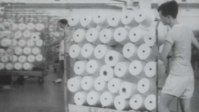 纺织厂纺线厂棉纺厂 纺织工人 纺织女工