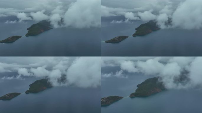 雨中泸沽湖