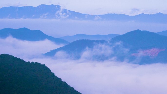 十里蓝山云海