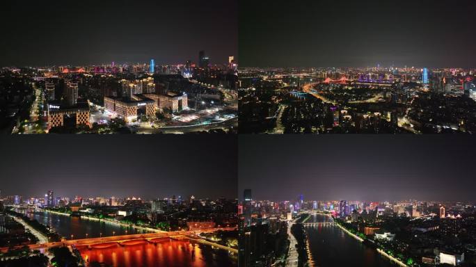 宁波夜景航拍