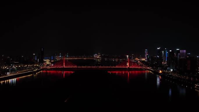 江西省南昌市八一大桥夜景
