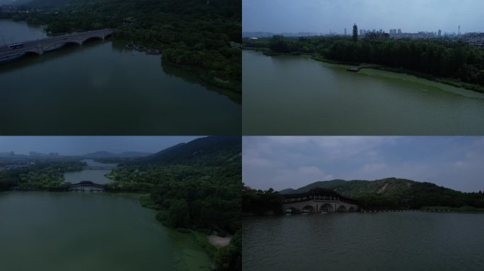 【4K】无锡长广溪湿地公园航拍