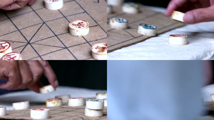 老人下象棋特写F