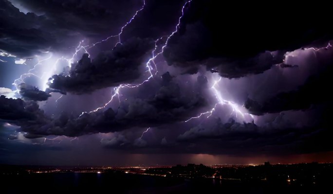 【HD天空】风暴闪电天空乌云阴天63