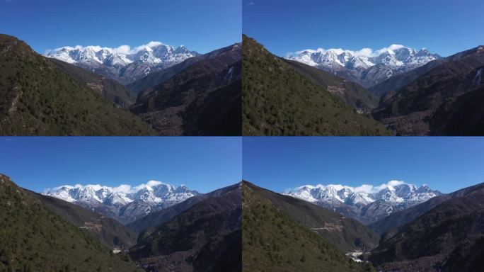 四川 康定 雪峰 雪山 4K 30P