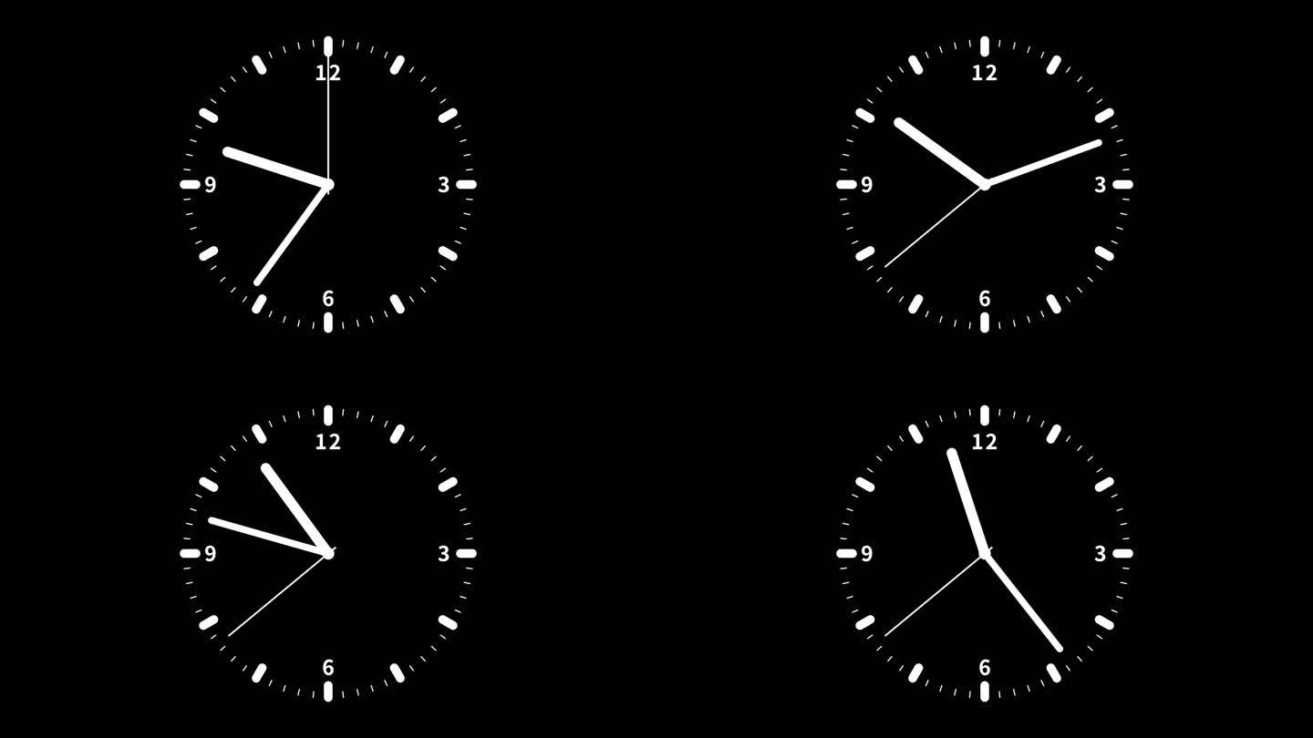 钟表转动-alpha通道（9点到12点）
