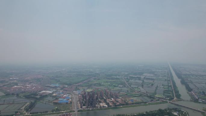 汉川城市高空4K航拍