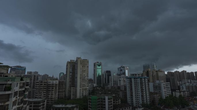 城市风雨-延时