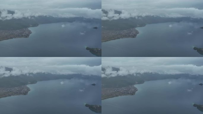 云雾中的泸沽湖