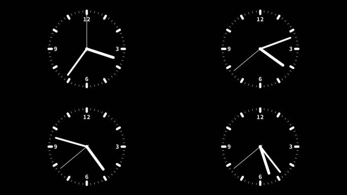 钟表转动-alpha通道（3点到6点）