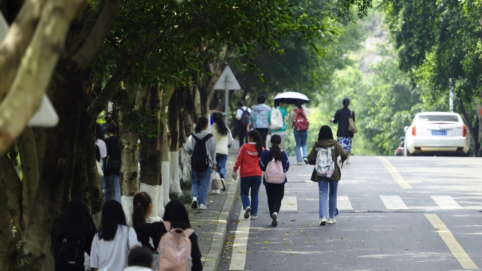 大学校园、校园空镜