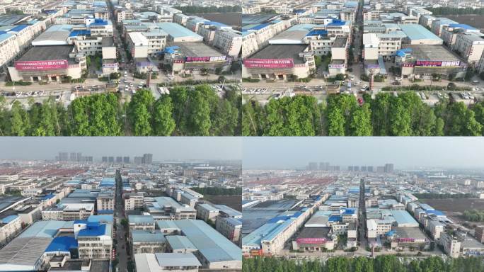 汉川汉正服装工业城4K航拍