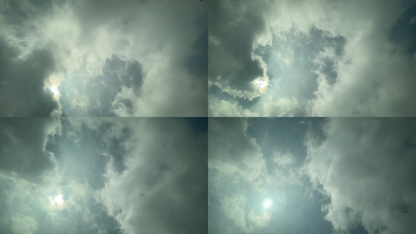 运动延时天空的云层太阳1