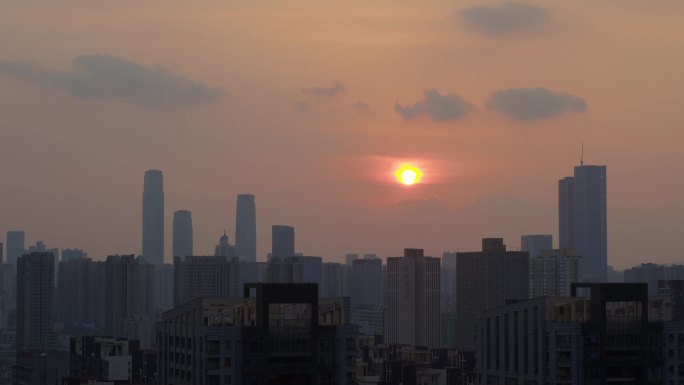 6K长沙夏季落日【延时】