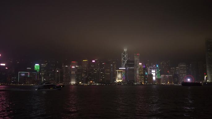 香港 4k 人文 实拍 夜晚 维多利亚港