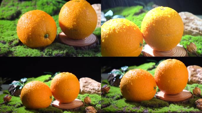 橙子果粒橙新鲜水果橘子造景
