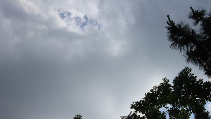 威海夏季蓝天白云动漫云延时