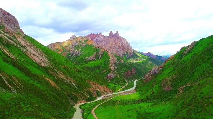 航拍延时 云海 高山