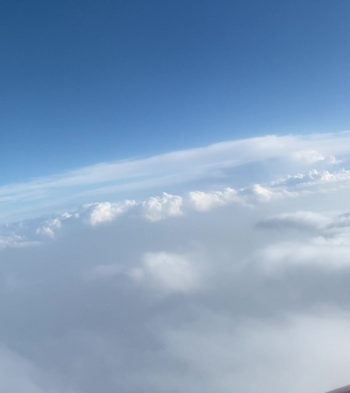 风景视频飞机上云上