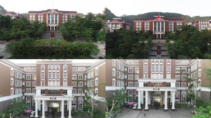 深职院 航拍 校园景观 深圳 大学 空镜