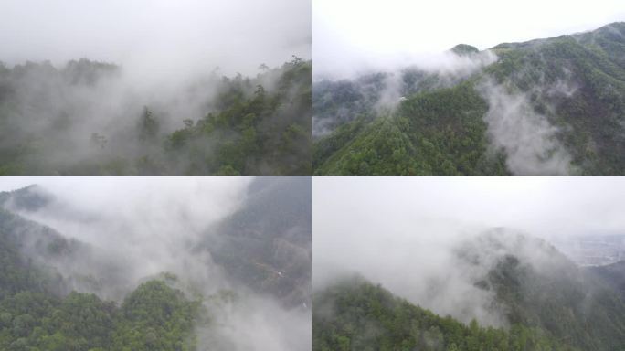 云山雾绕人间仙境