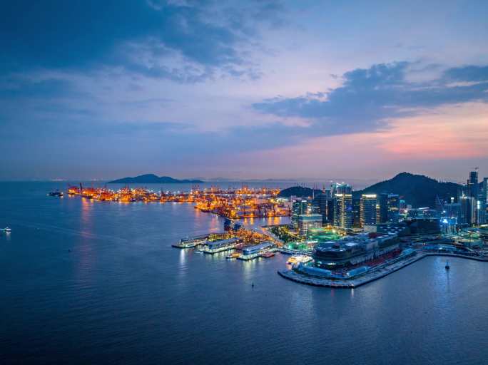 深圳港口夜景