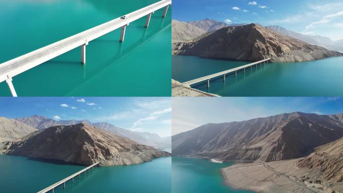 新疆帕米尔高原塔莎古道下坂地水库