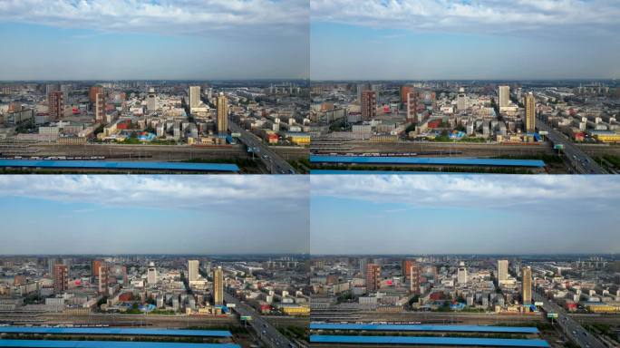 四平市 航拍 吾悦广场 中兴大厦 烈士纪