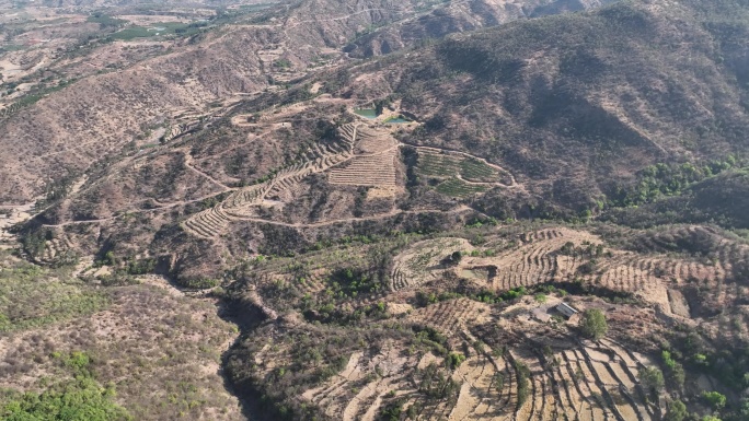 云南 攀枝花 大理地形地貌 湖水航拍