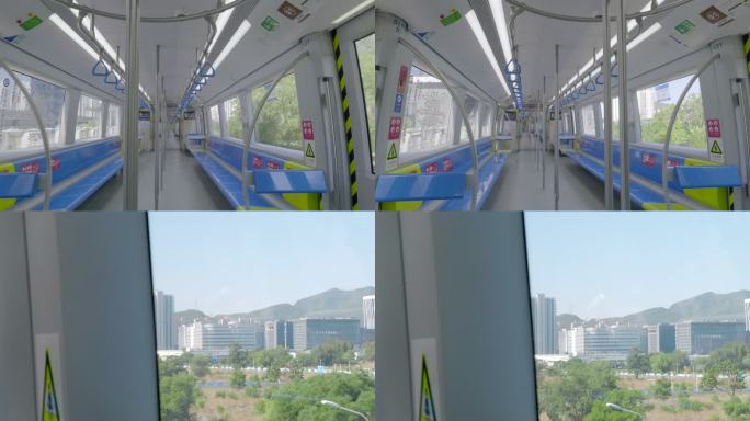北京地铁空车厢
