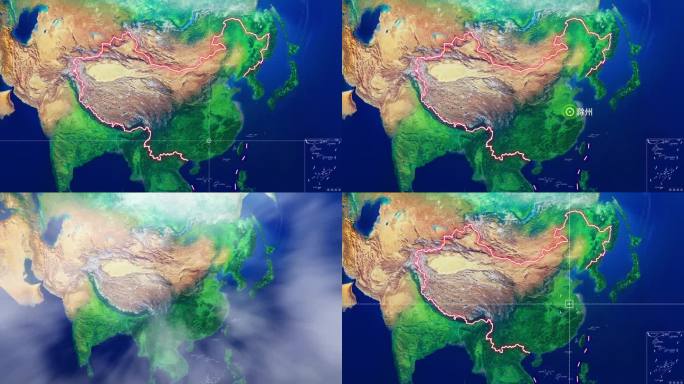 滁州市地图定位二合一