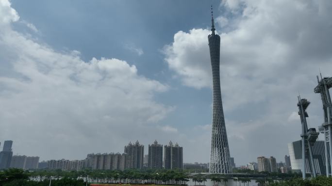 广州珠江新城普法活动航拍10