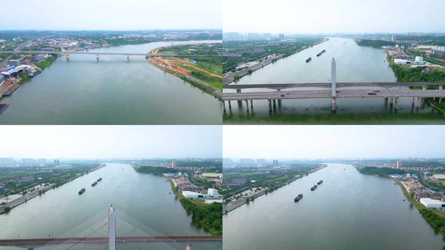 衡阳市 湘江 三桥 河流大桥