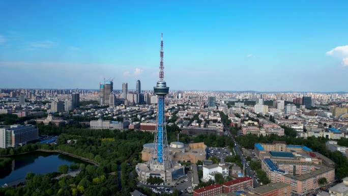 长春市 文化广场 广播电视塔 新民广场