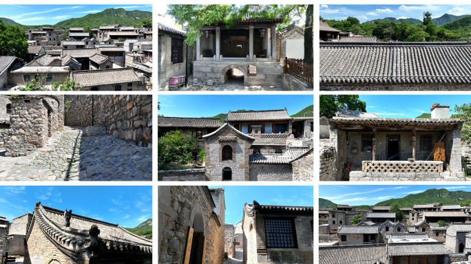 【4K】航拍明清古村落大梁江