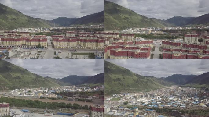西藏内乌齐航拍11-4k-源素材25帧