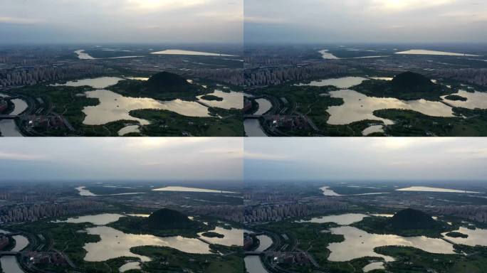 山东济南：小清河黄河华山湖延时摄影