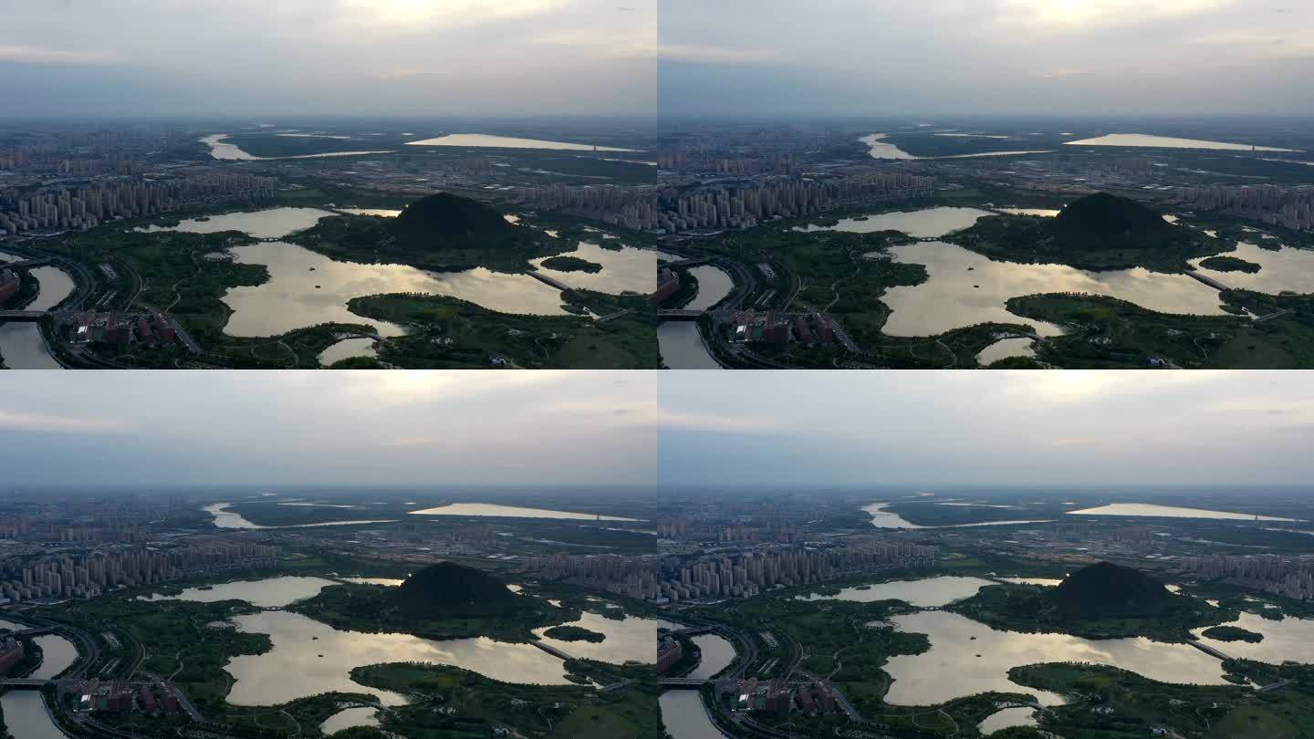 山东济南：小清河黄河华山湖延时摄影
