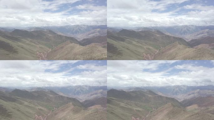 西藏吉塘察雅航拍01-4k-源素材25帧