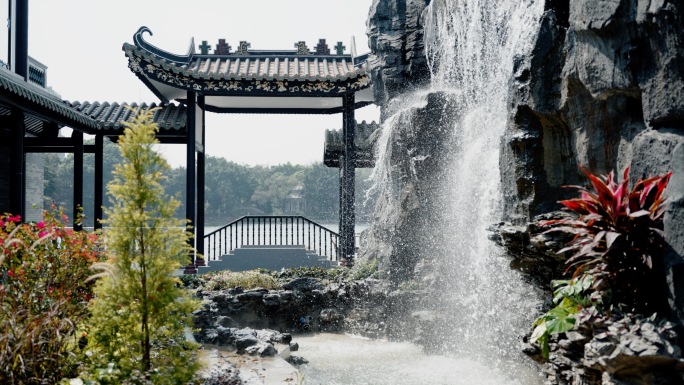 广州荔湾湖公园泮溪中式酒家