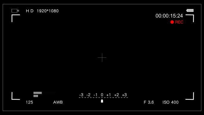 摄像机屏幕原创DV录像框动画素材