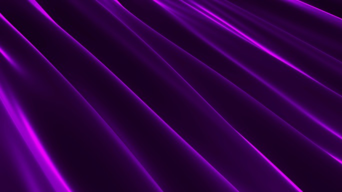 紫色丝绸布料飘舞背景无缝循环