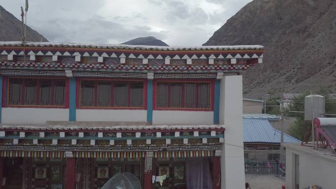 西藏如美航拍10-4k-源素材25帧