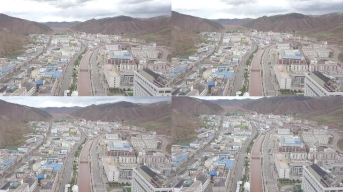 西藏如美航拍08-4k-源素材25帧