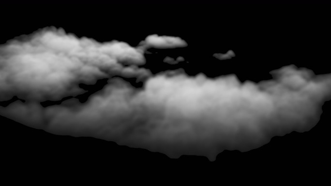 【通道】翻滚云 动态云 水雾动画