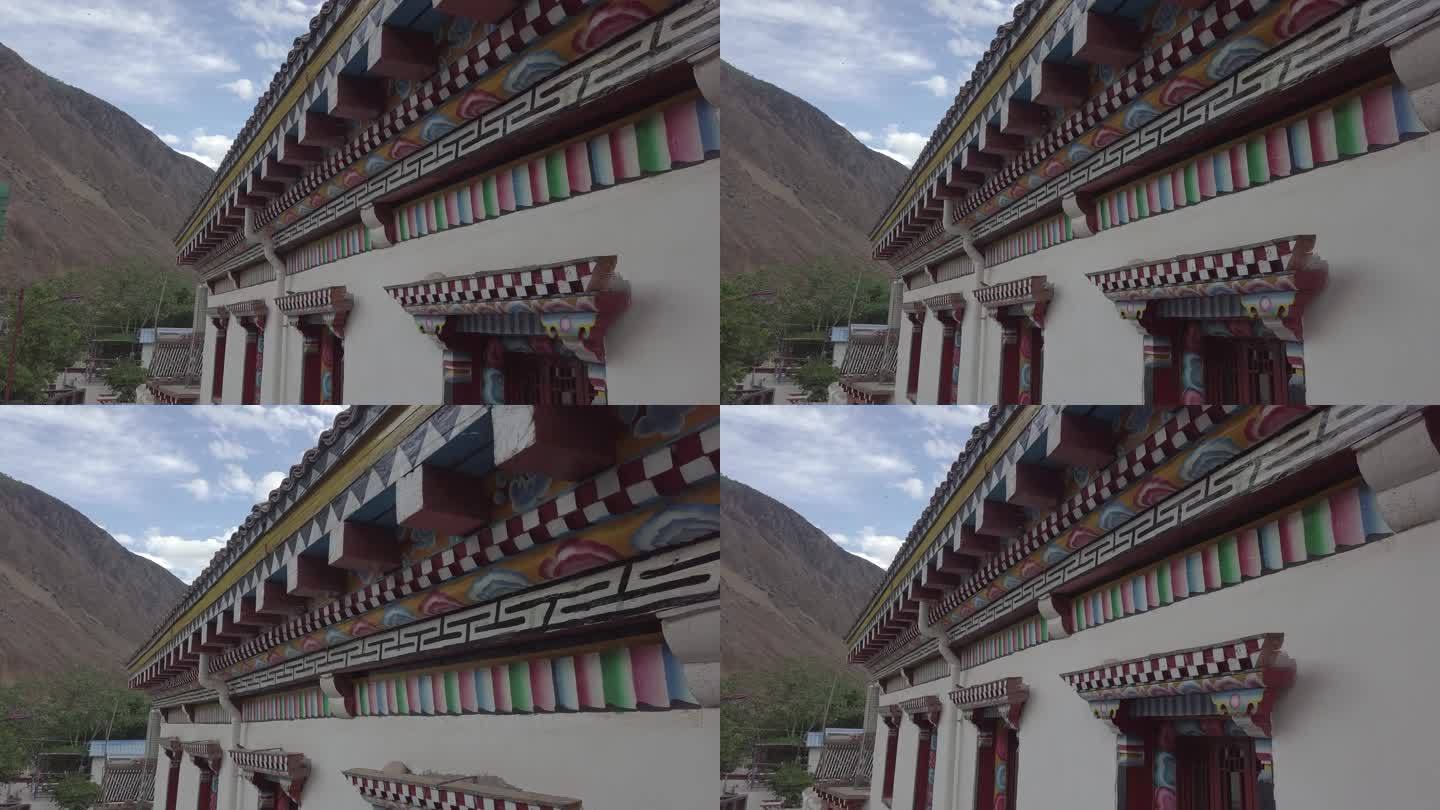 西藏如美航拍11-4k-源素材25帧