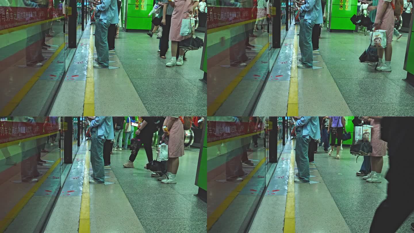 4K升格实拍，羊城广州地铁进出站。
