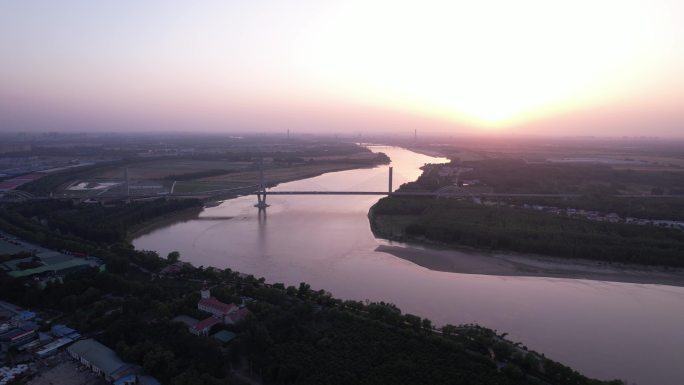 黄河建邦大桥百里黄河风景区